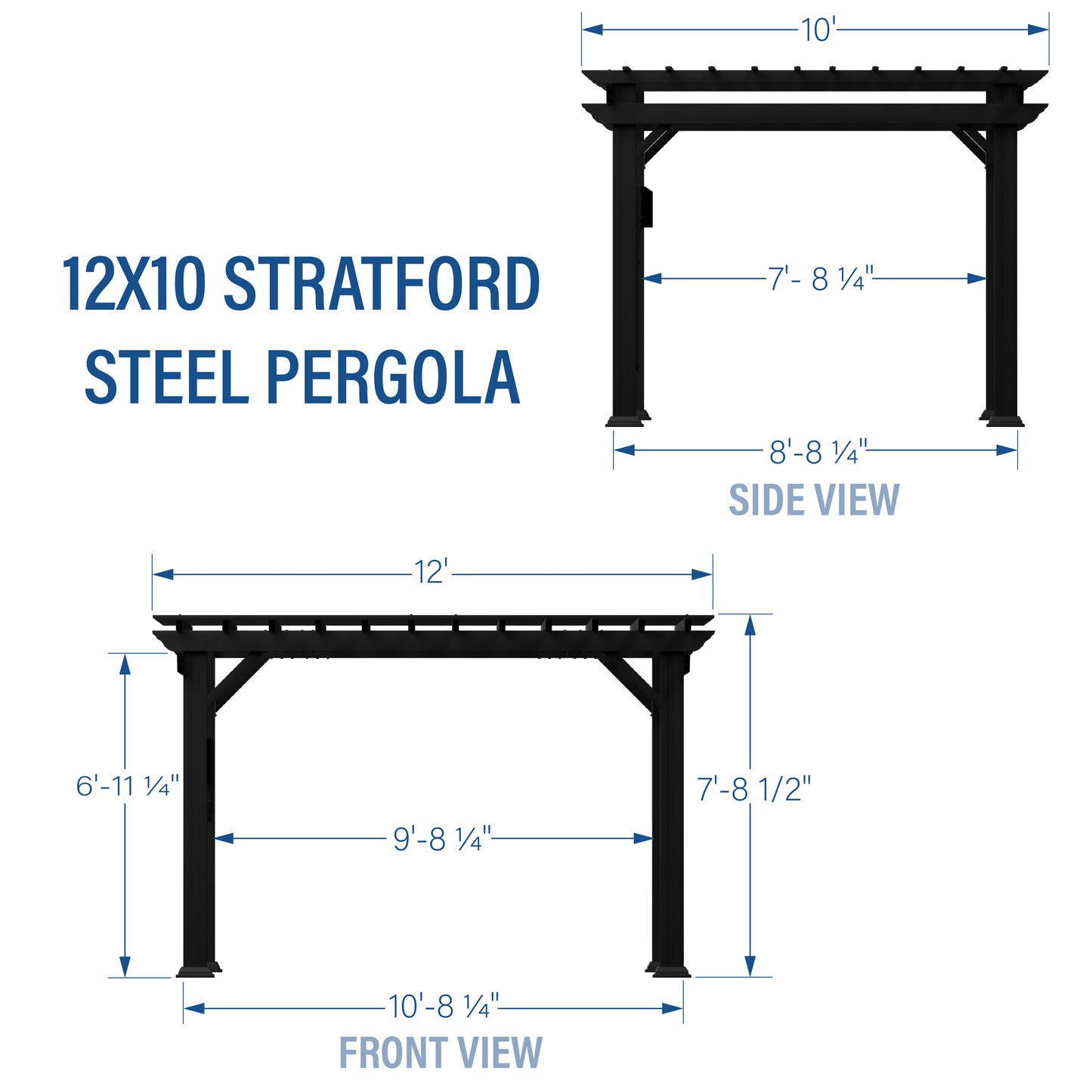 10' x 12' Stratford Pergola