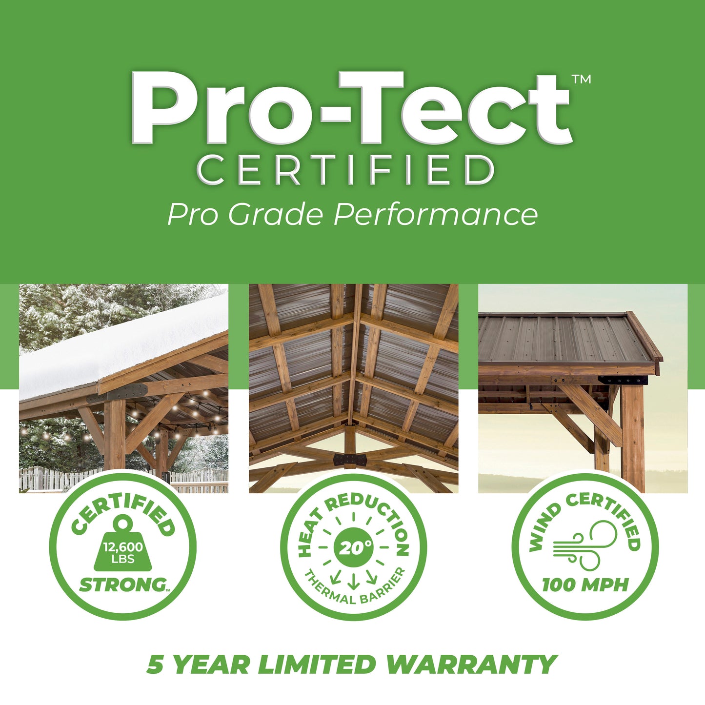 12' x 20' Norwood Gazebo/Carport