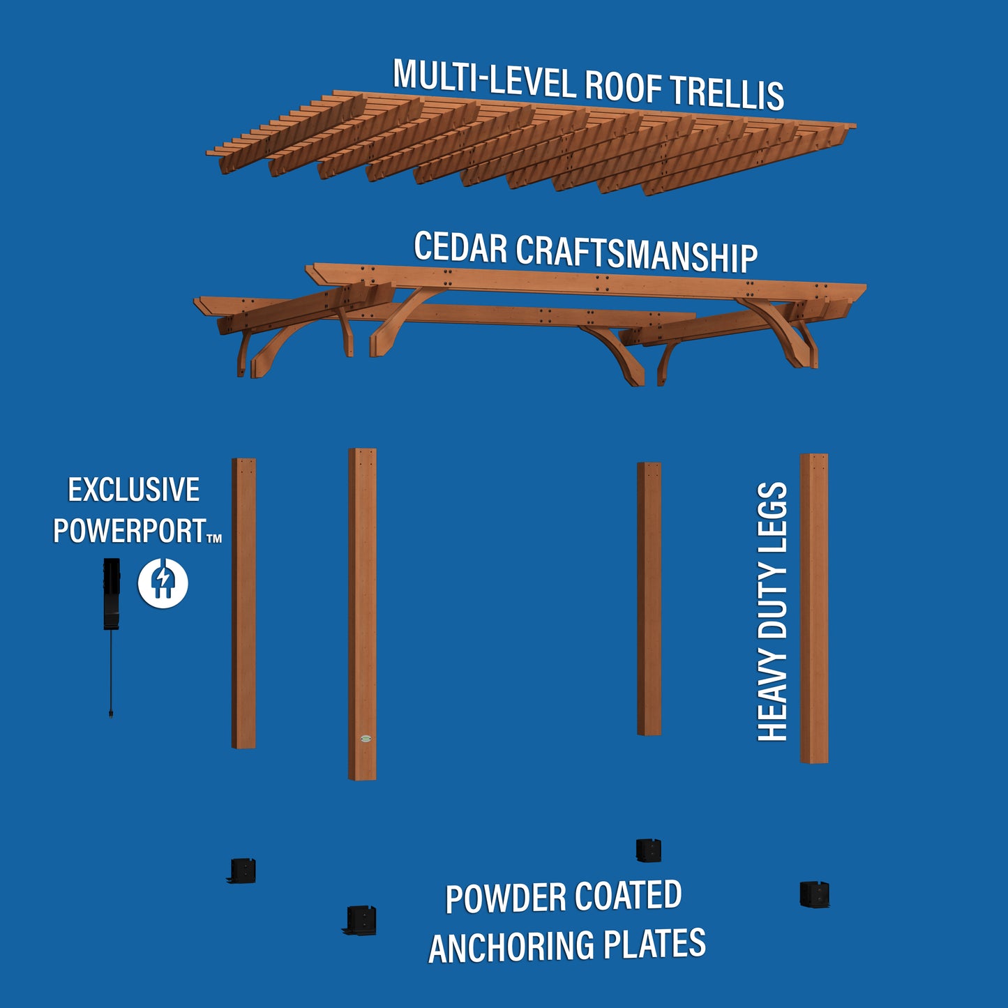12' x 14' Beaumont Pergola