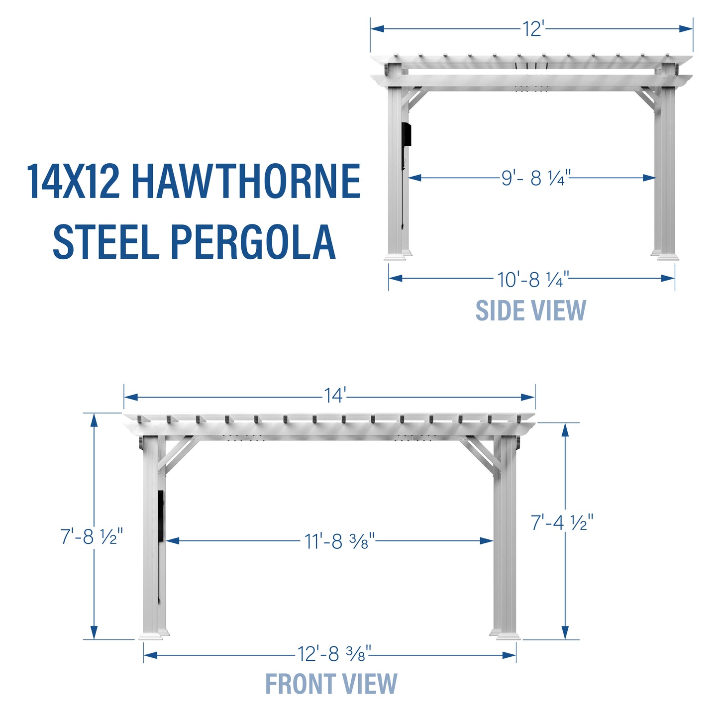 12' x 14' Hawthorne Pergola