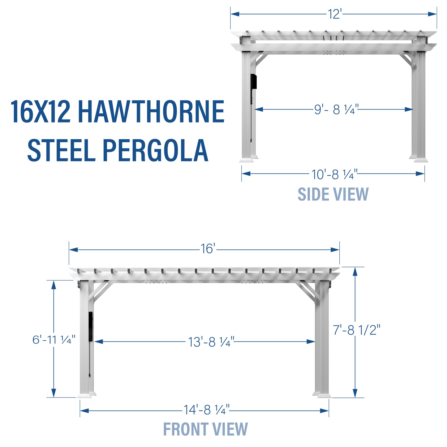 12' x 16' Hawthorne Pergola