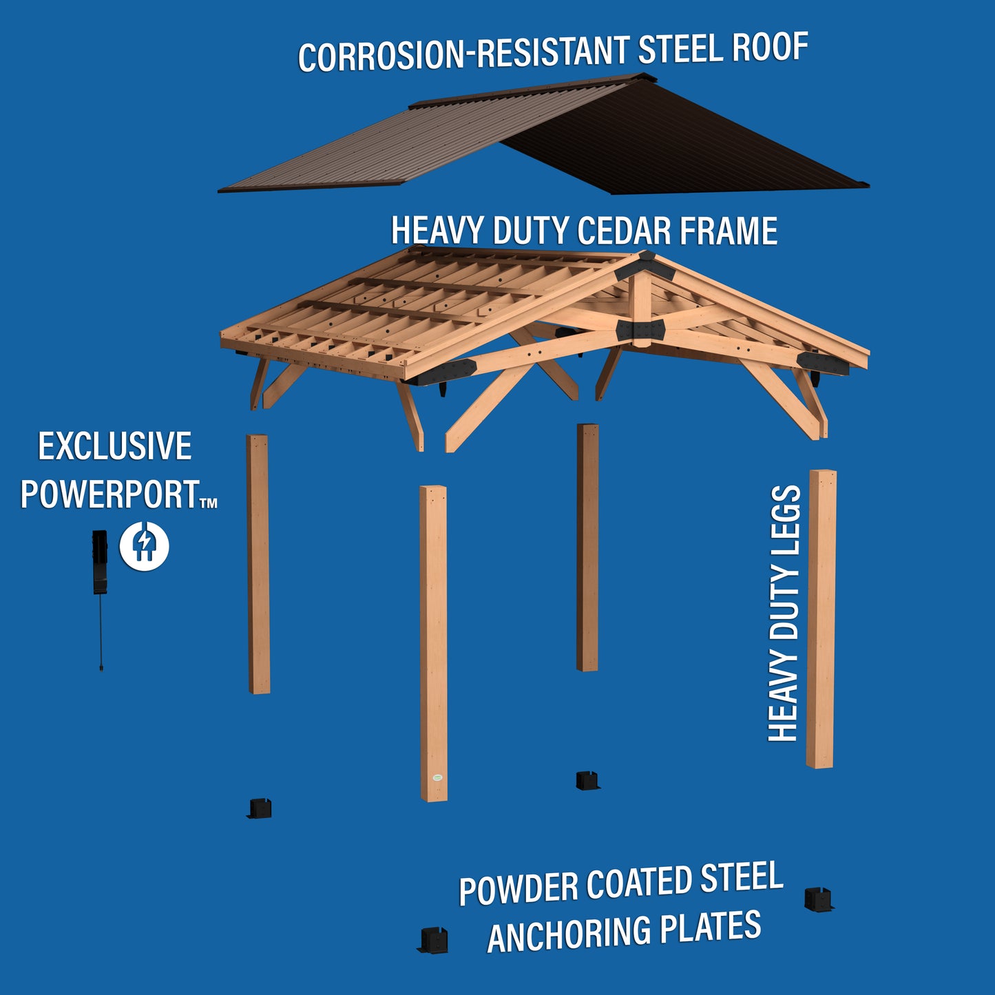 12' x 16' Norwood Gazebo