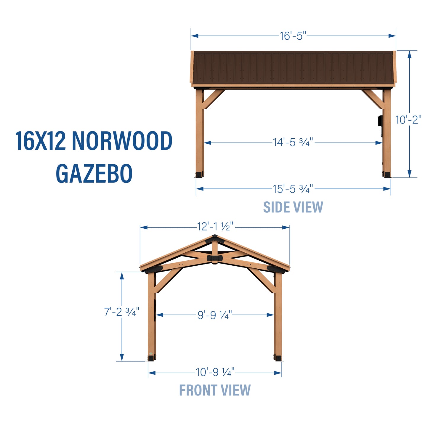 12' x 16' Norwood Gazebo
