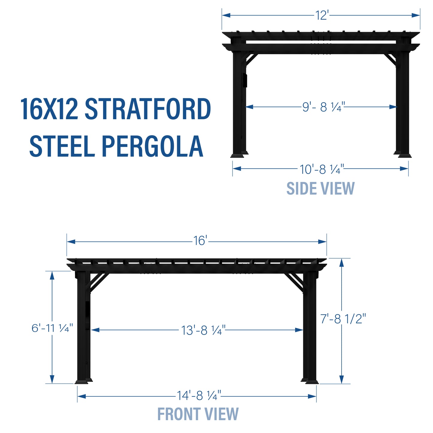 12' x 16' Stratford Pergola