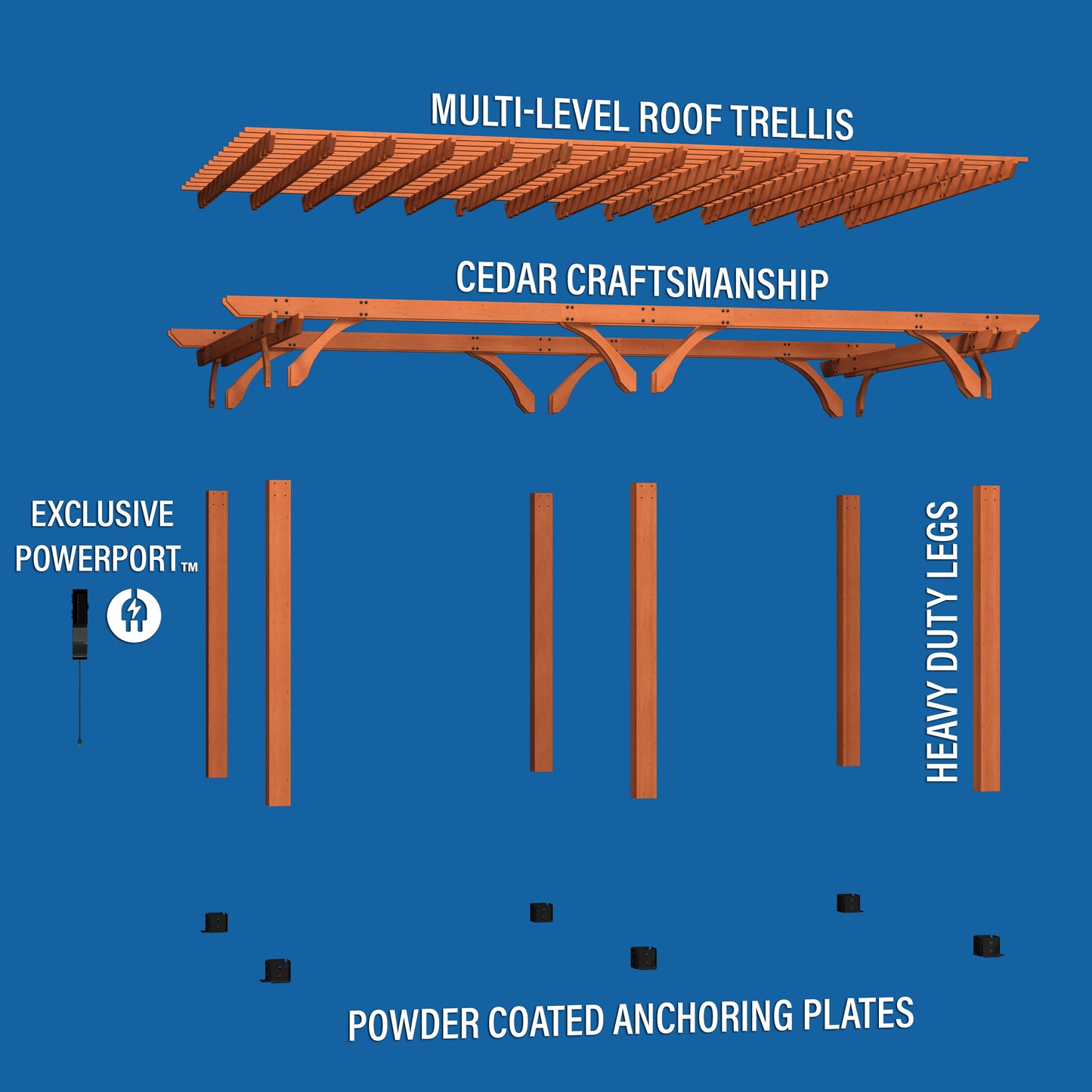 12' x 20' Beaumont Pergola