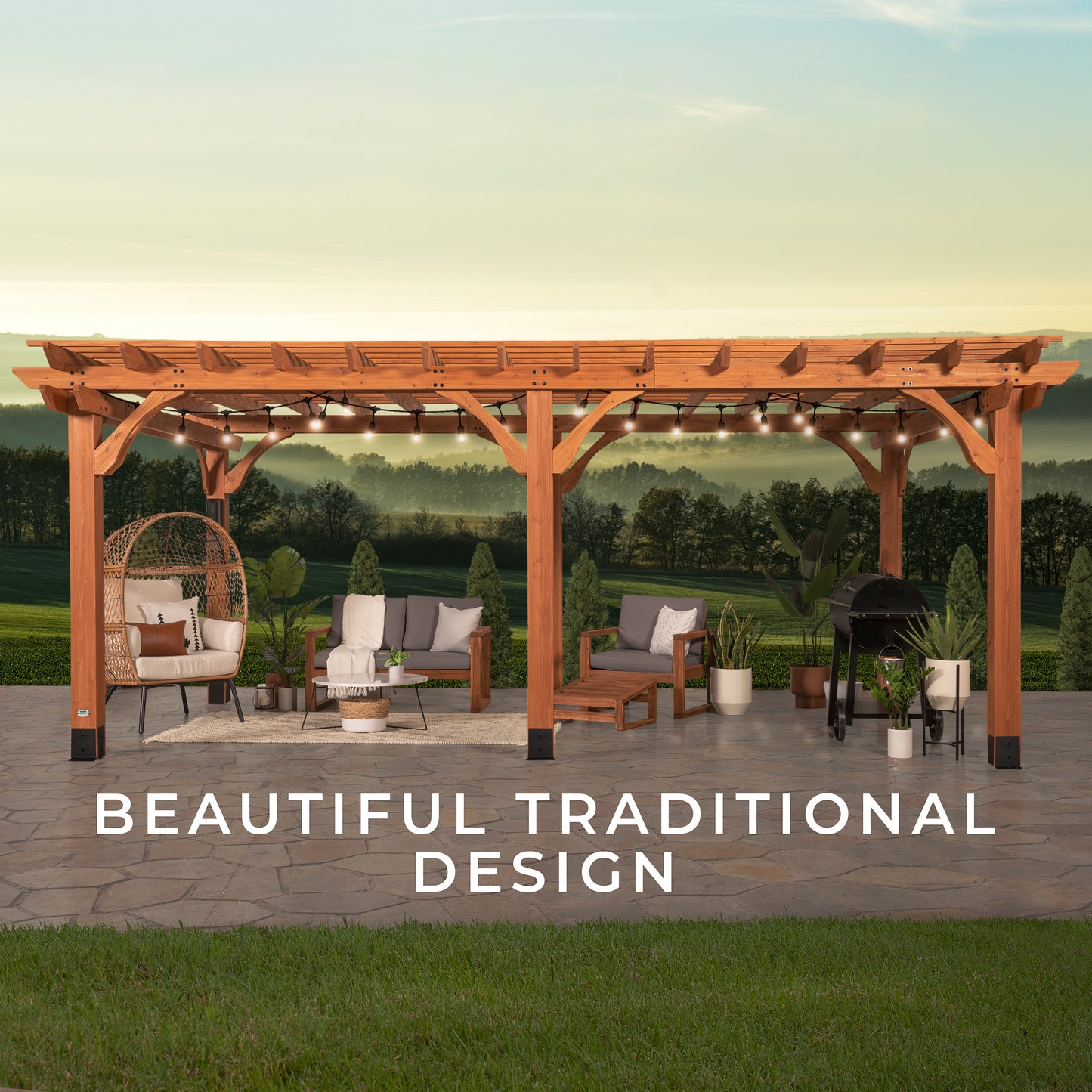 12' x 20' Beaumont Pergola