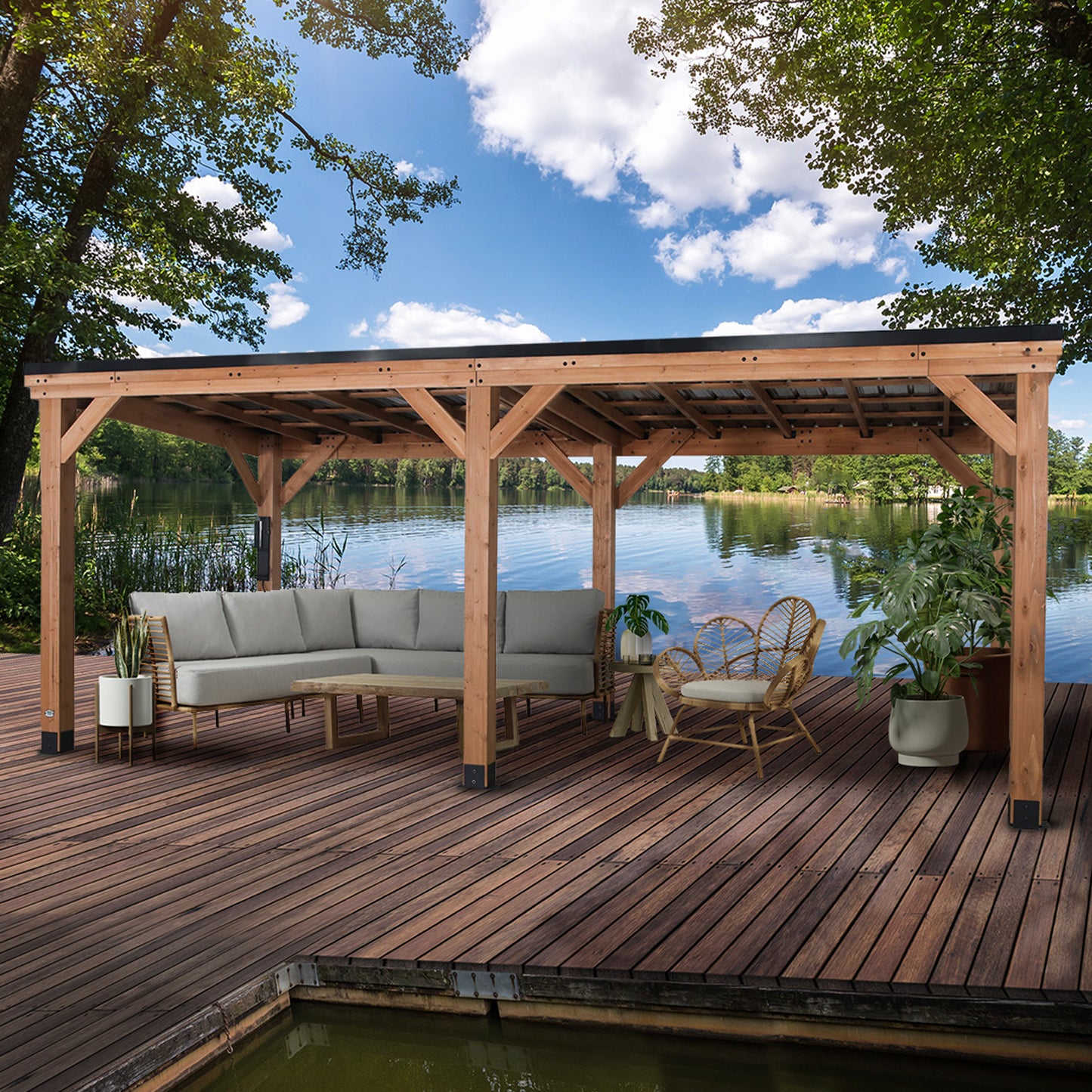 9.5' x 20' Arcadia Gazebo