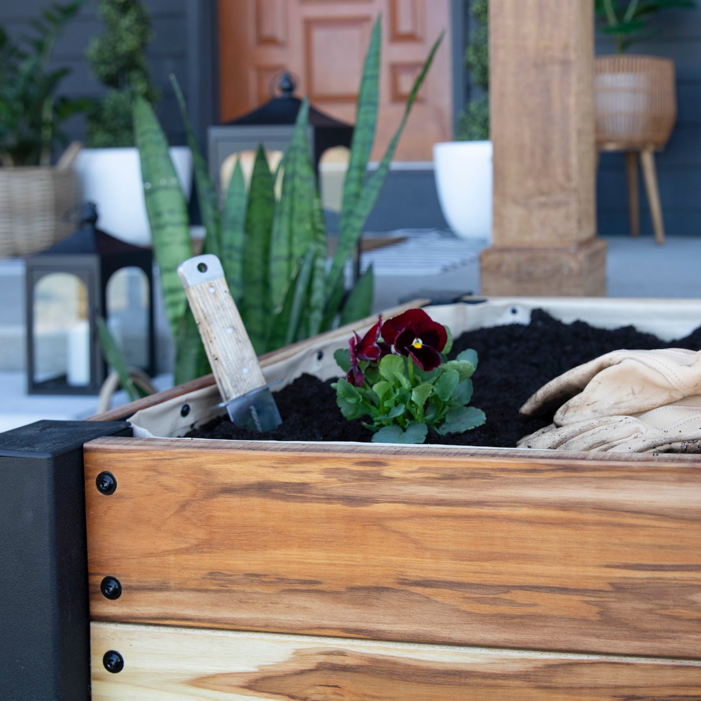 100% Authentic Teakwood Planter