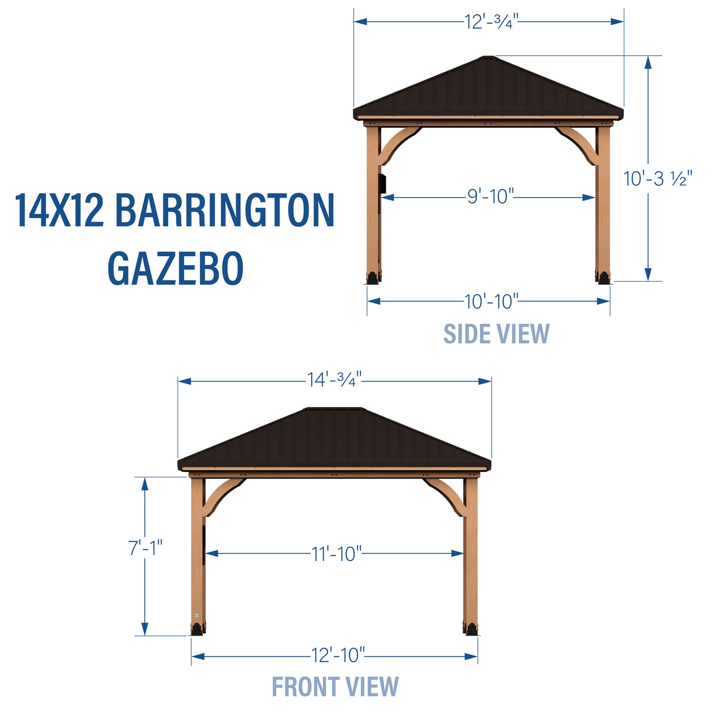 12' x 14' Barrington Gazebo