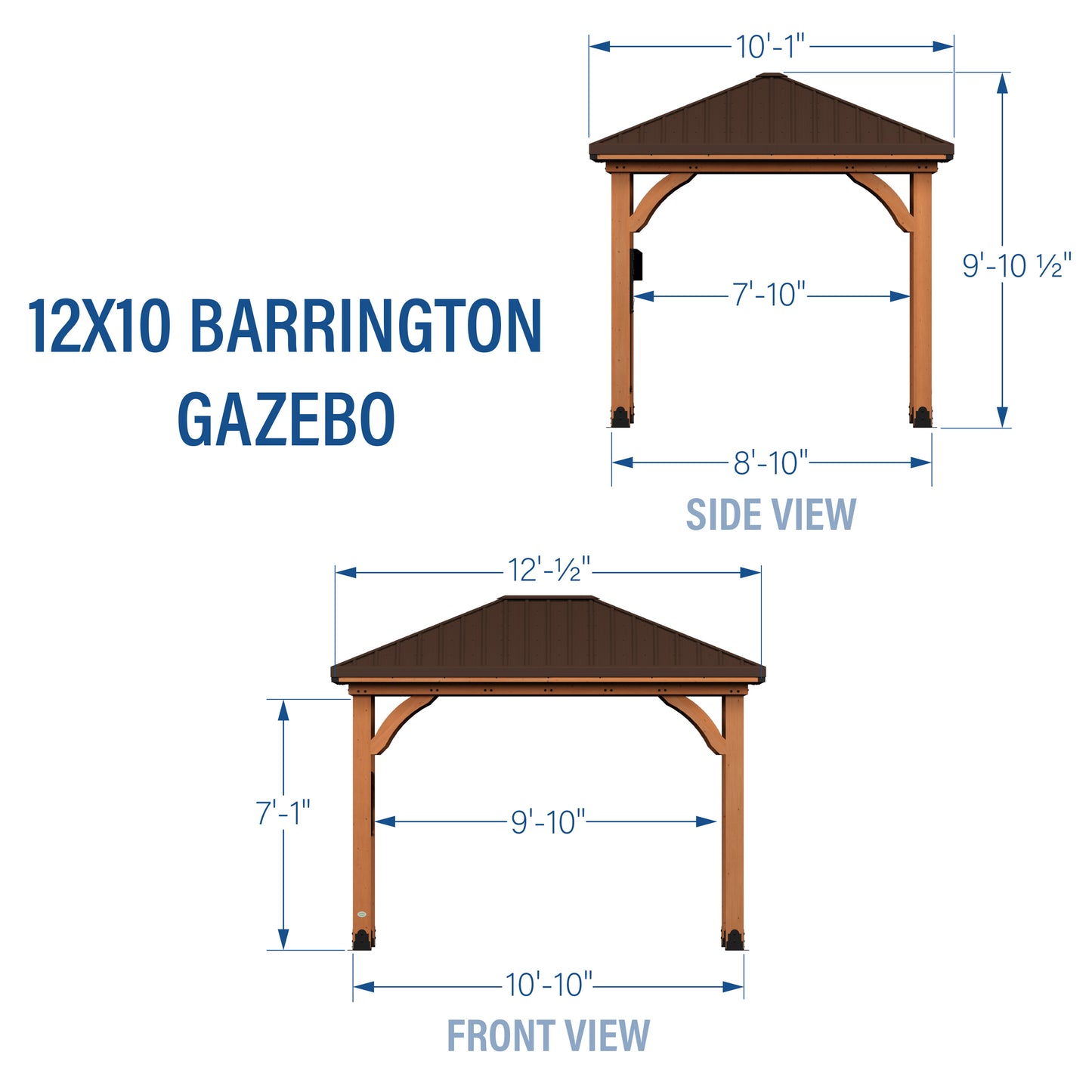 10' x 12' Barrington Gazebo