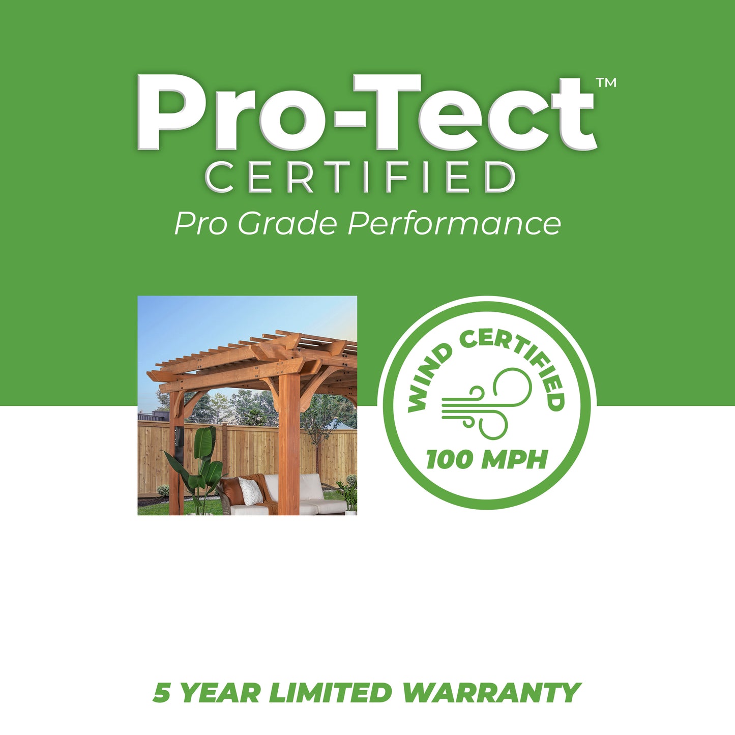 12' x 14' Beaumont Pergola