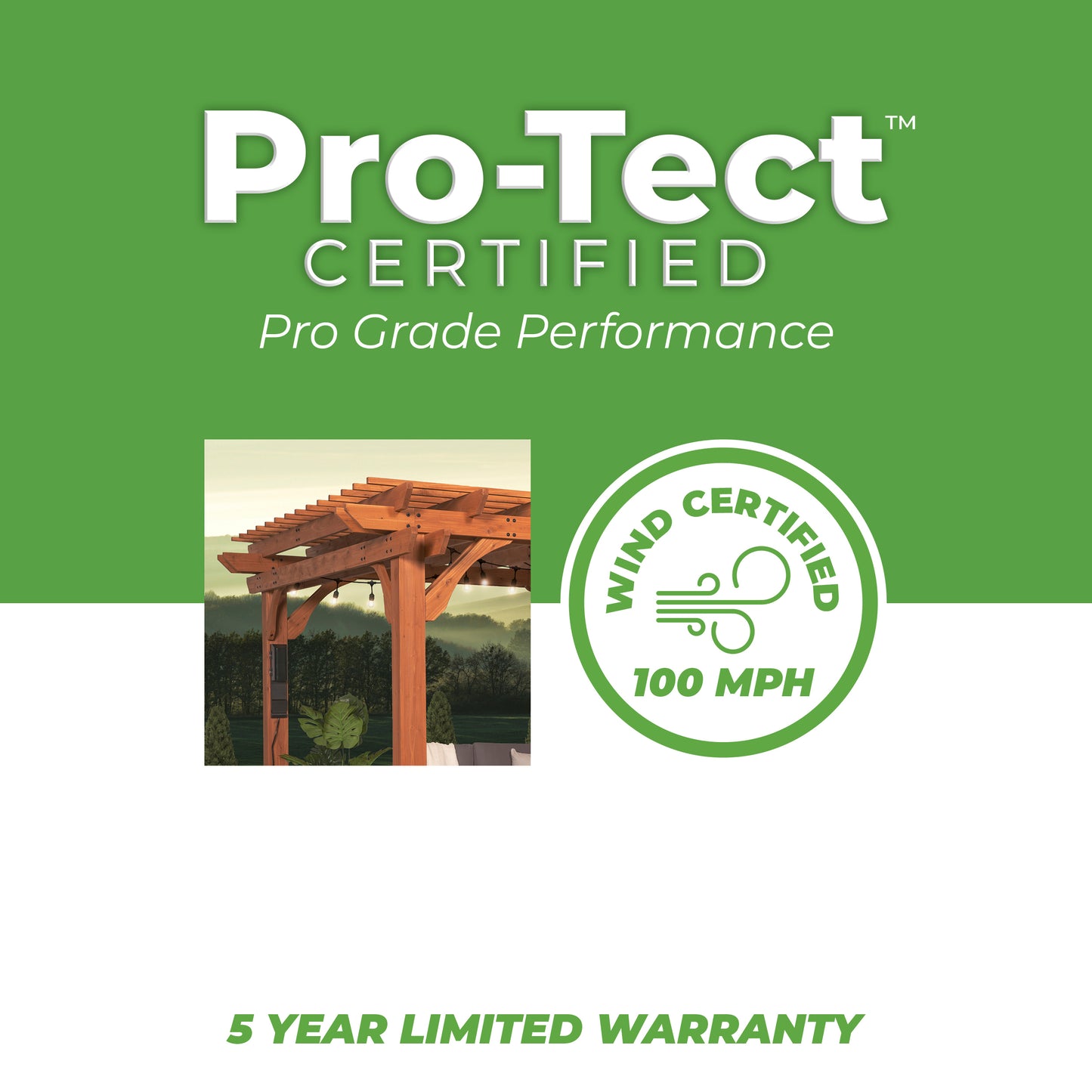 12' x 20' Beaumont Pergola