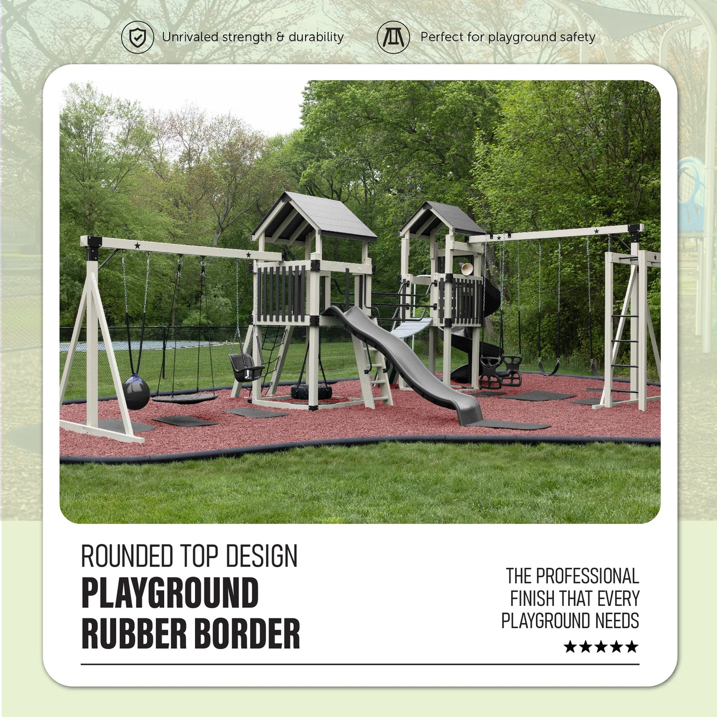 Residential Rubber Border