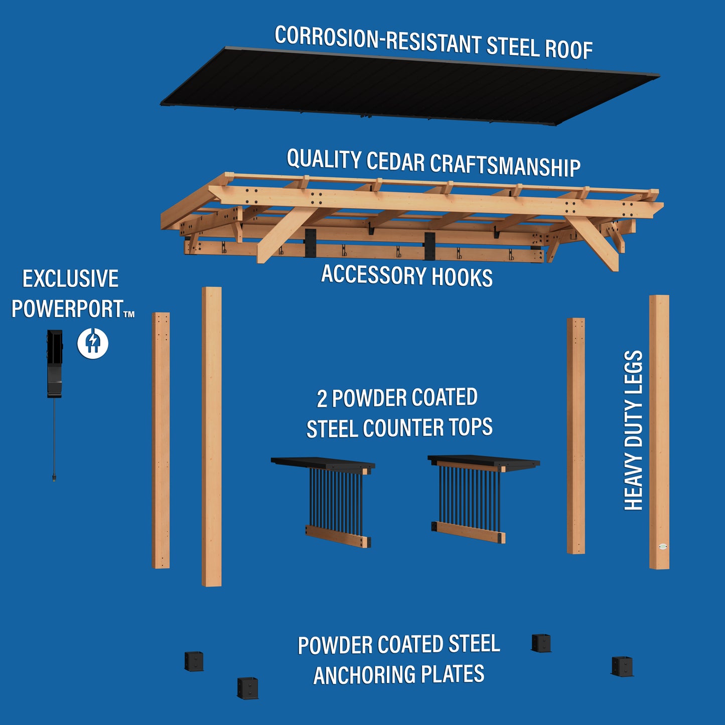 Saxony XL Grill Gazebo