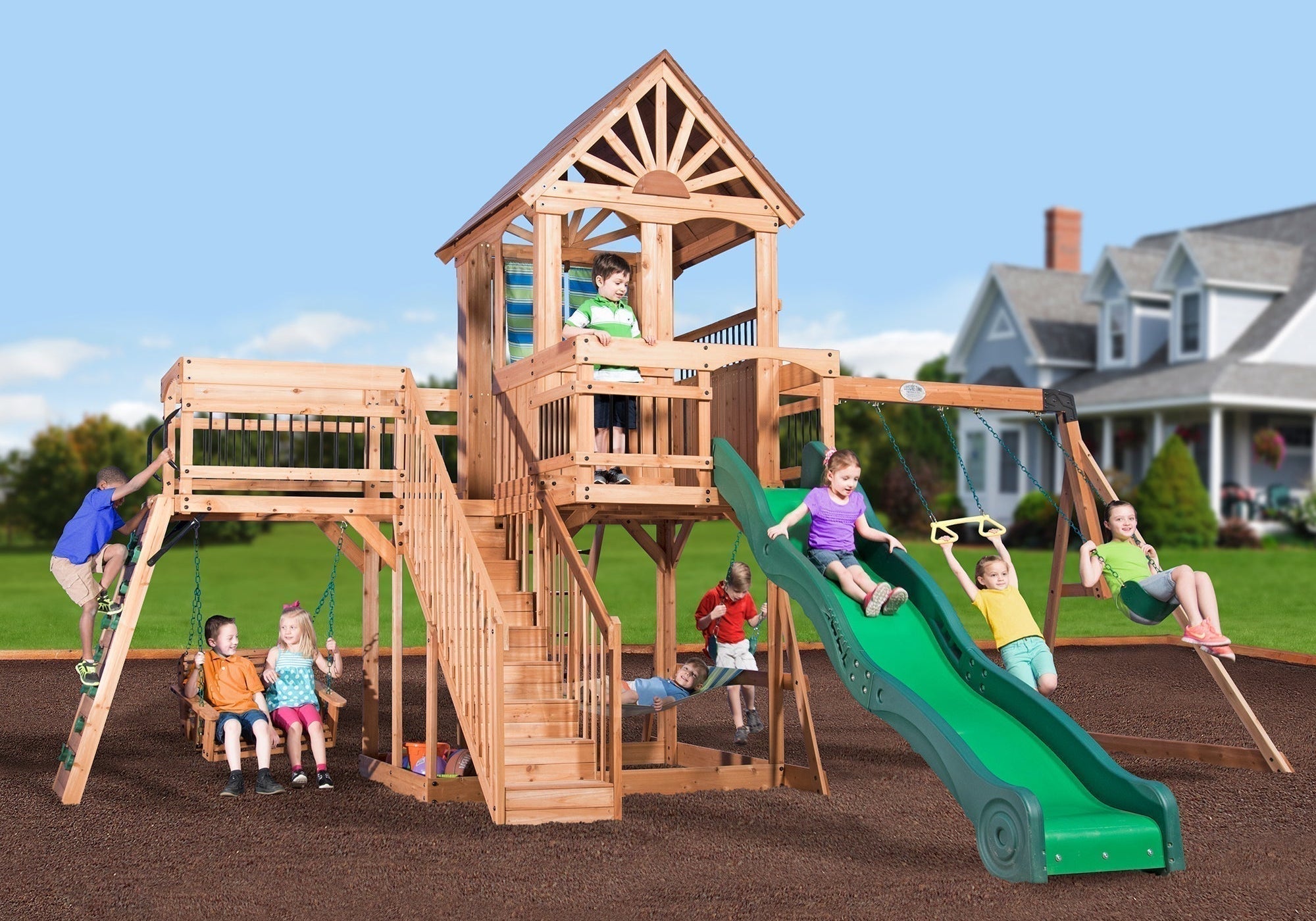 Is Rubber Mulch a Good Option Under a Playset?