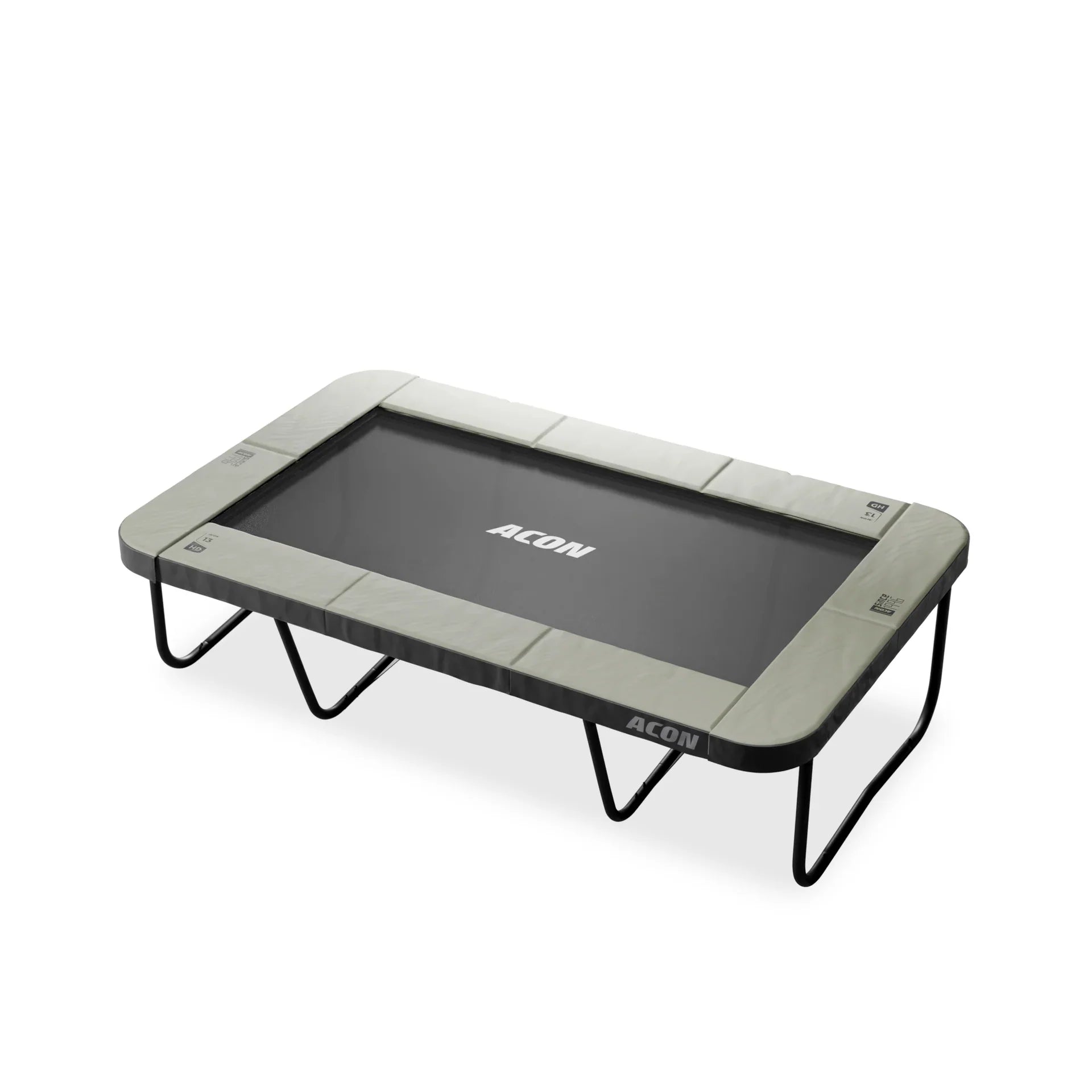 ACON 13 HD Rectangular Trampoline with Ladder - bearplaygrounds