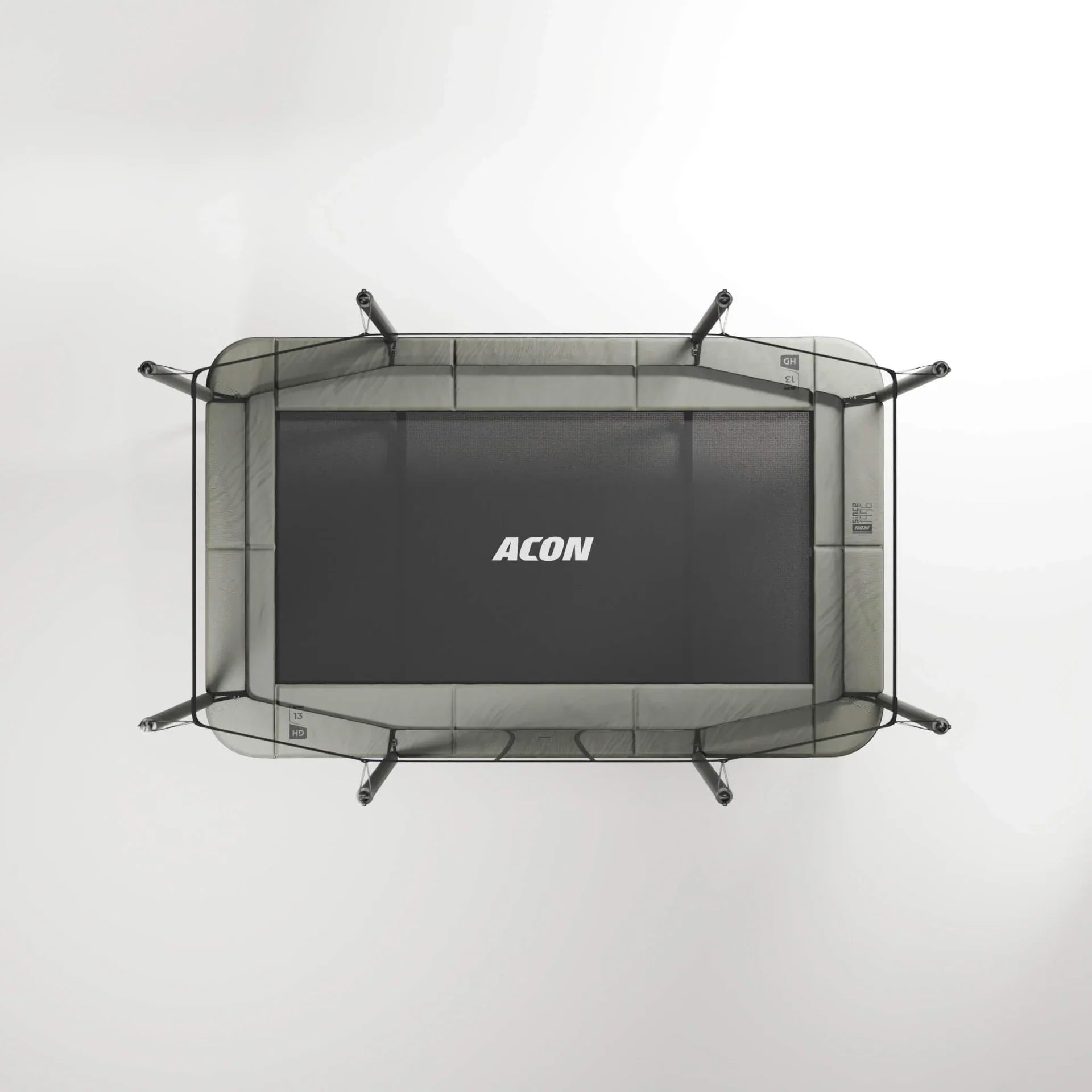 ACON 13 HD Rectangular Trampoline with Net & Ladder - bearplaygrounds