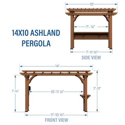 10' x 14' Ashland Pergola