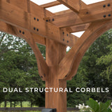12' x 16' Beaumont Wood Pergola Kit