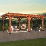 12' x 20' Beaumont Wood Pergola Kit