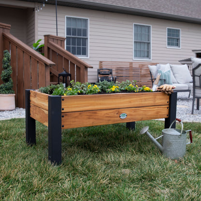 100% Authentic Teakwood Raised Planter