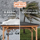 12' x 14' Barrington Wooden Gazebo Kit for Sale