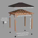 12' x 14' Barrington Wooden Gazebo Kit for Sale