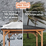 12' x 16' Barrington Wooden Gazebo Kit for Sale