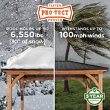 10' x 12' Barrington Wooden Gazebo Kit for Sale