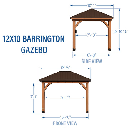 10' x 12' Barrington Gazebo