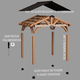 10' x 12' Arlington Wooden Gazebo Kit