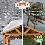 12' x 12' Arlington Wooden Gazebo Kit