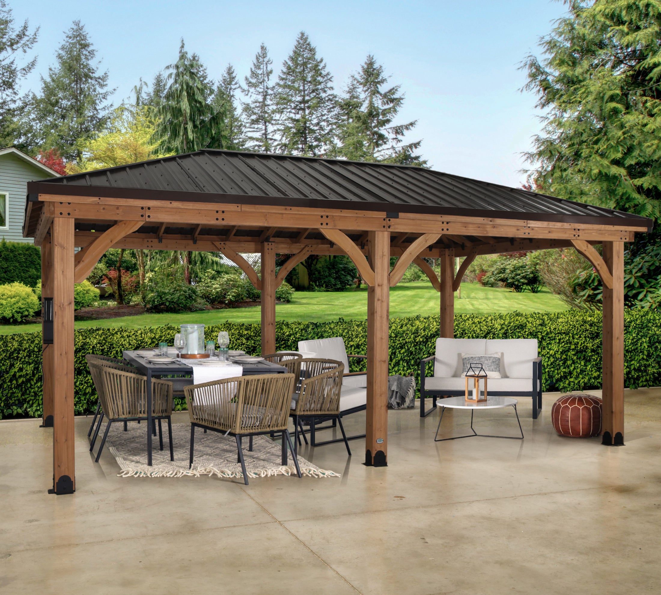 12' x 20' Barrington Gazebo - Fit N Fun Backyards