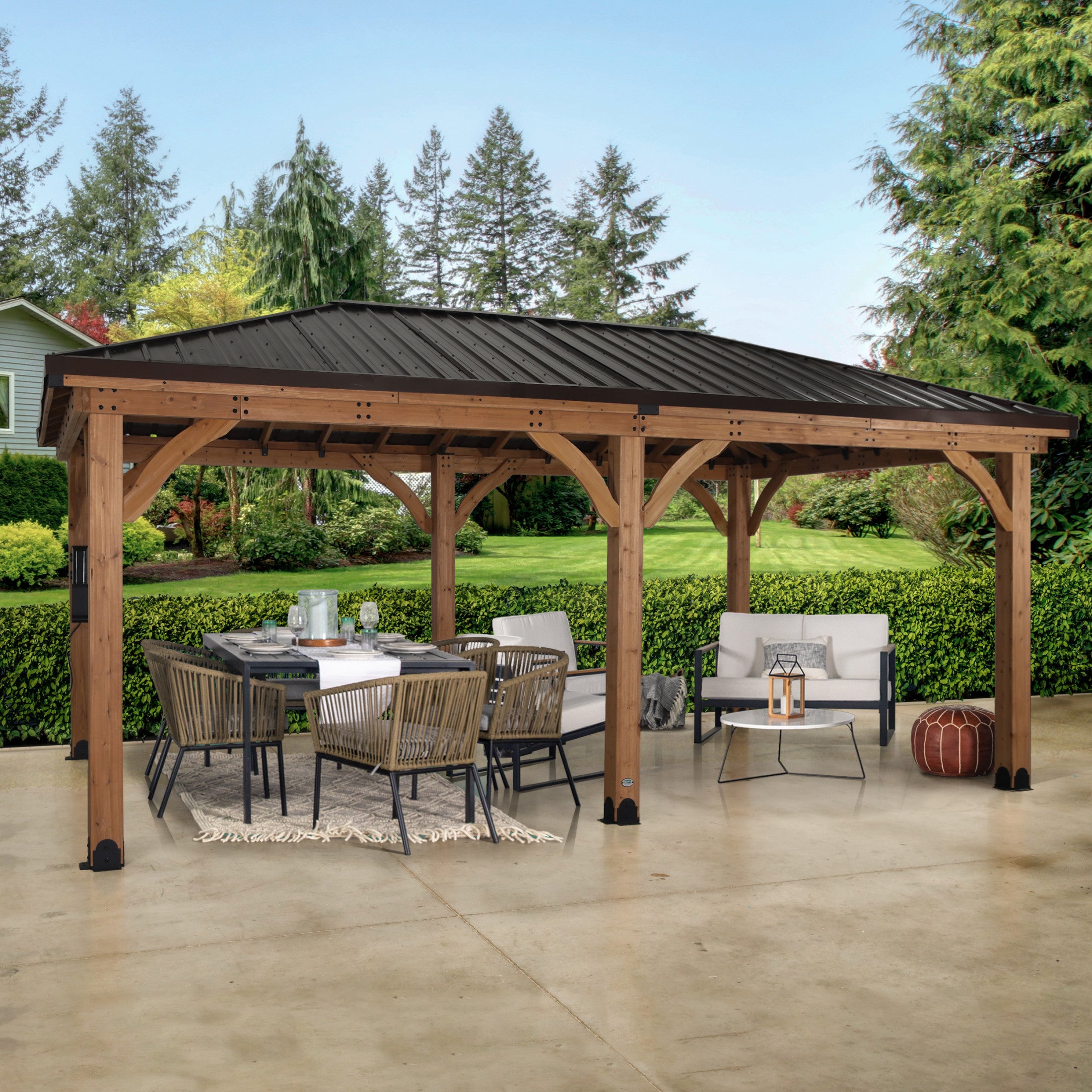 12' x 20' Barrington Gazebo - Fit N Fun Backyards