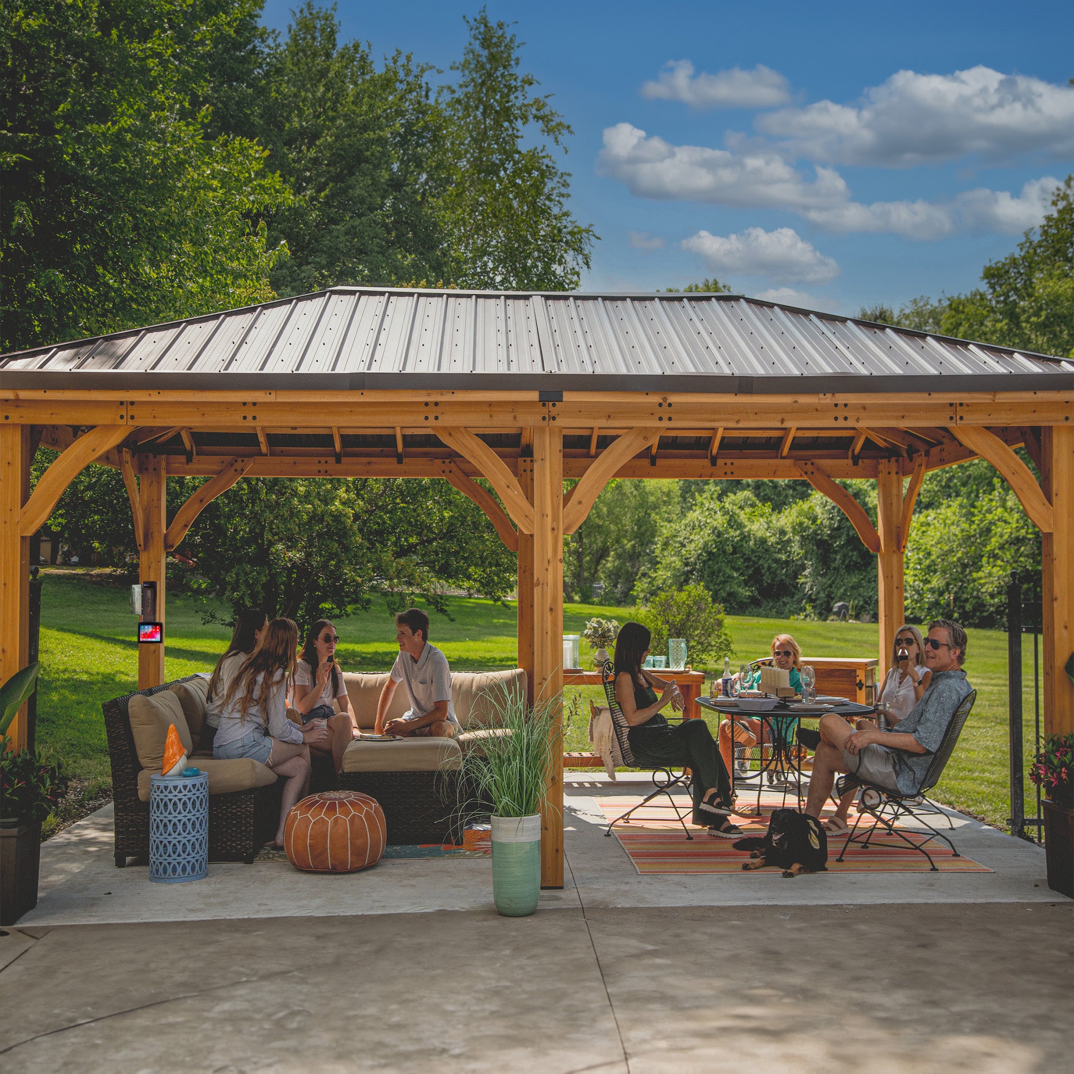 12' x 20' Barrington Gazebo - Fit N Fun Backyards