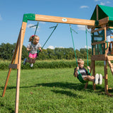 Buckley Hill Wooden Playset with Swings