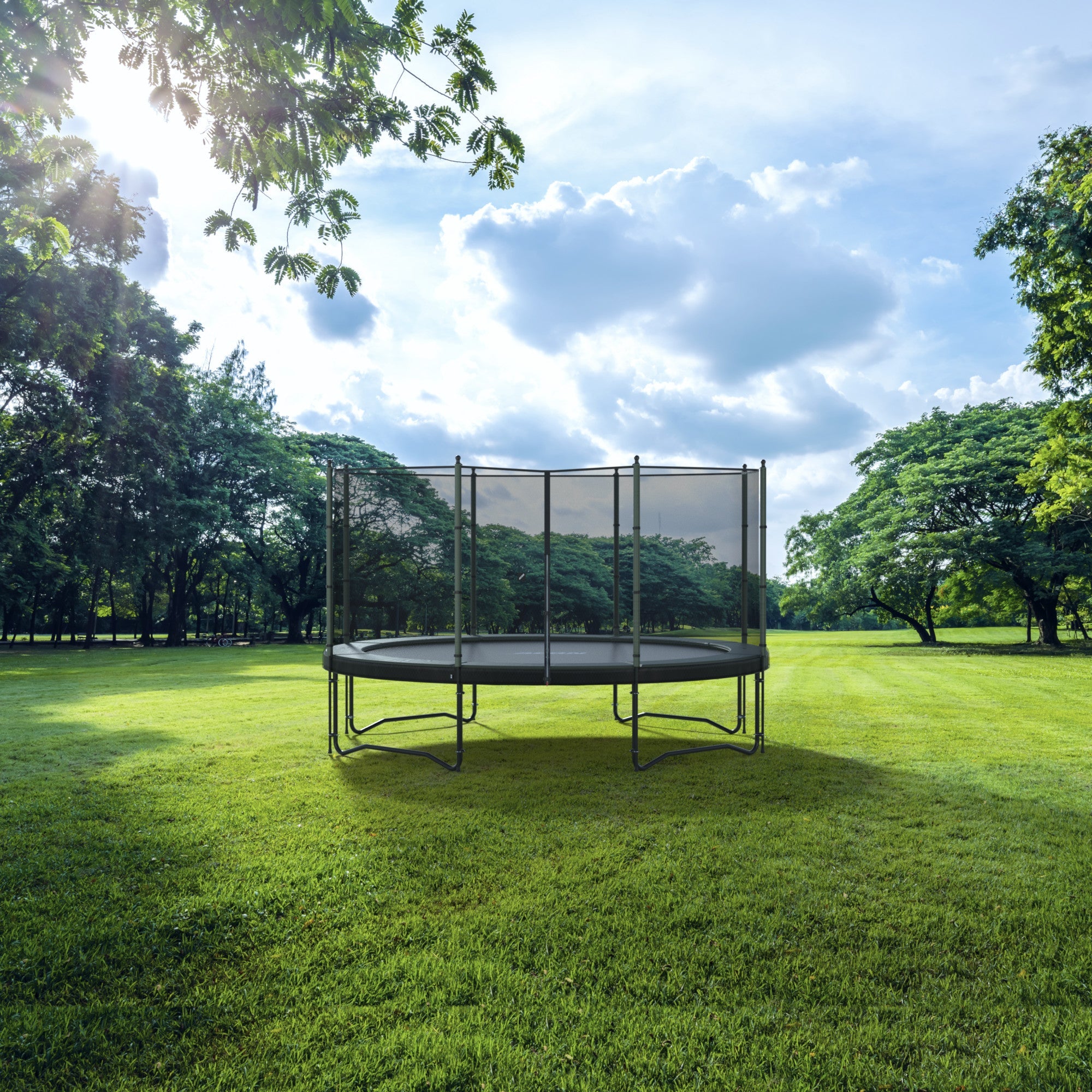 ACON Air 14ft Round Trampoline - bearplaygrounds