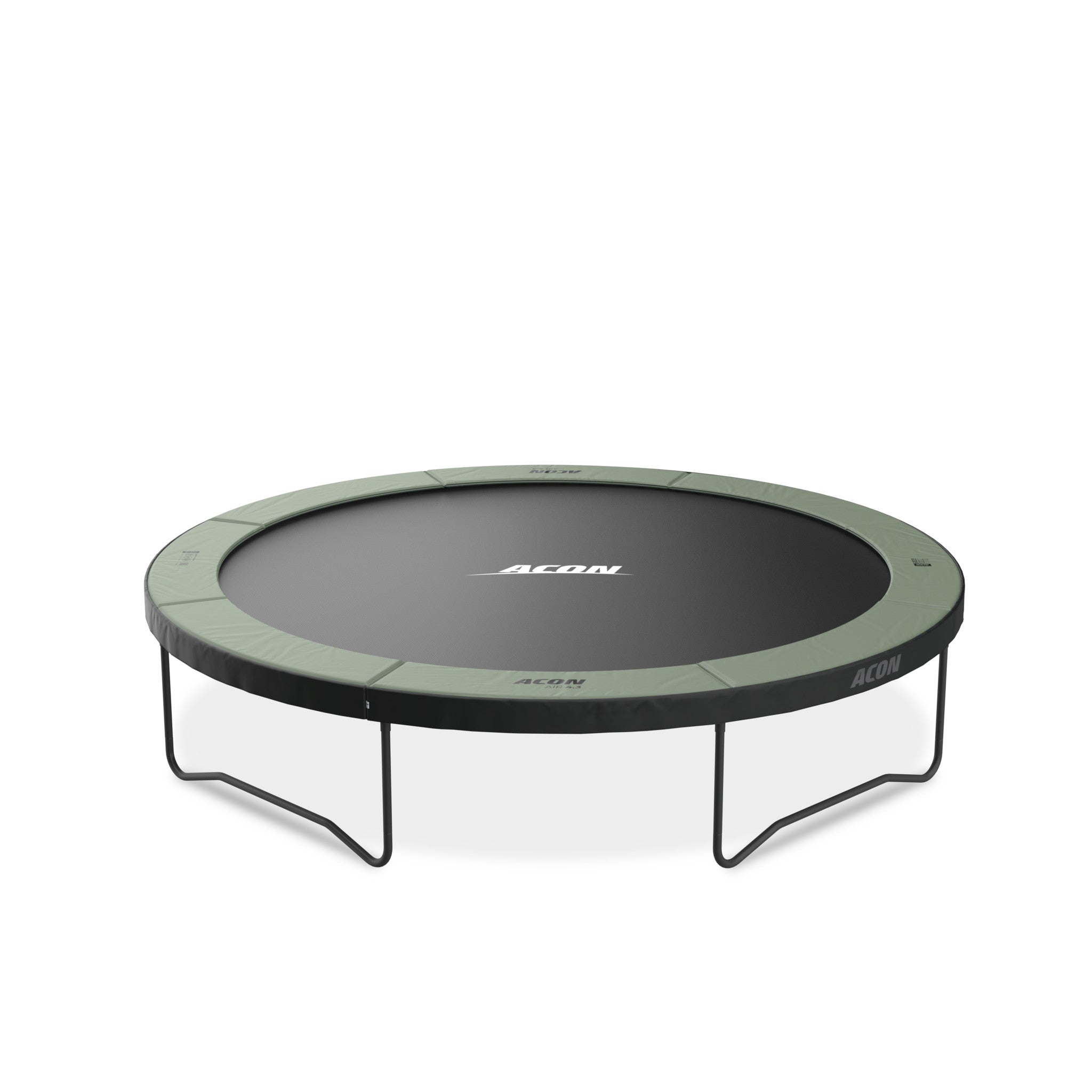 ACON Air 14ft Round Trampoline with Net & Ladder - bearplaygrounds