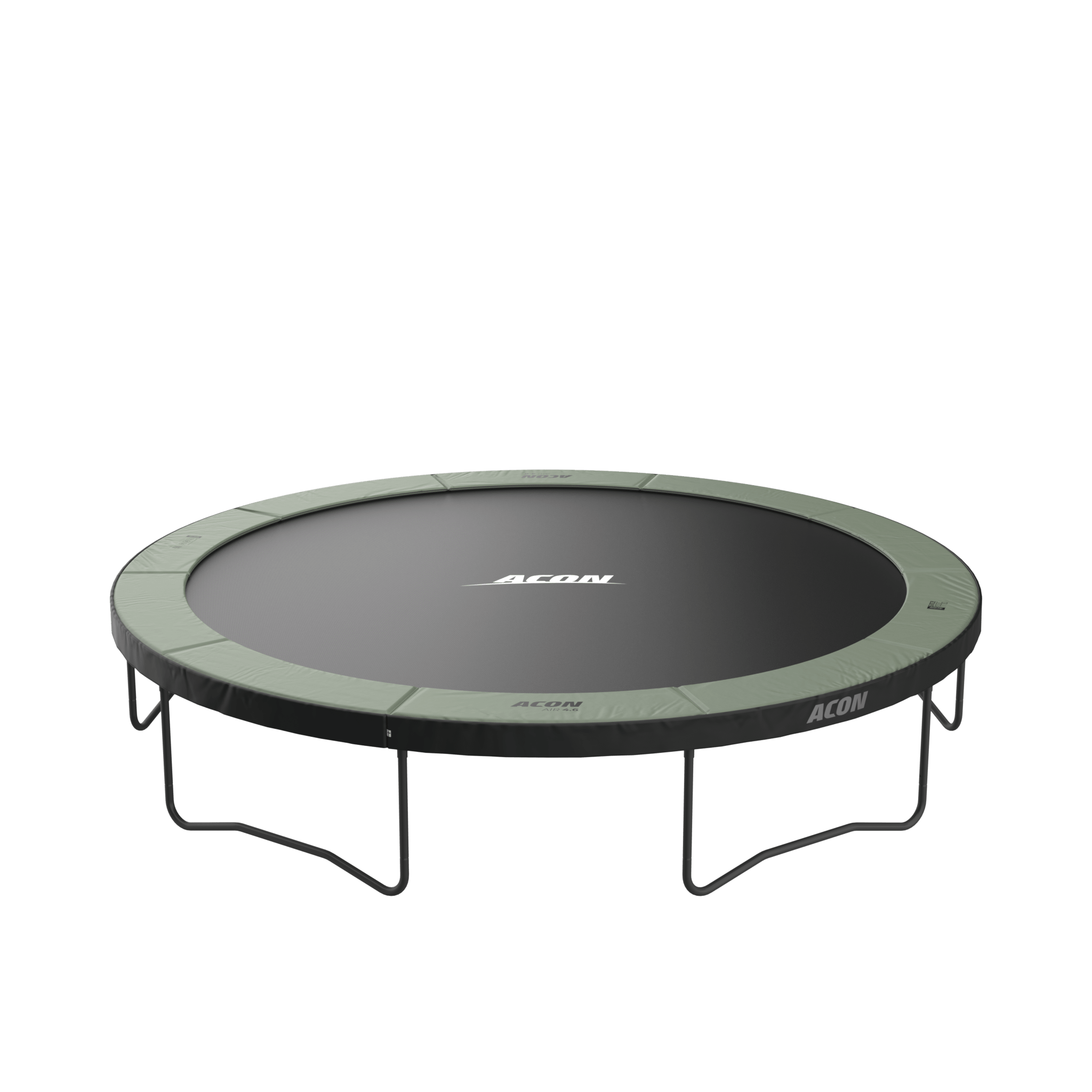 ACON Air 15ft Round Trampoline with Net & Ladder - bearplaygrounds