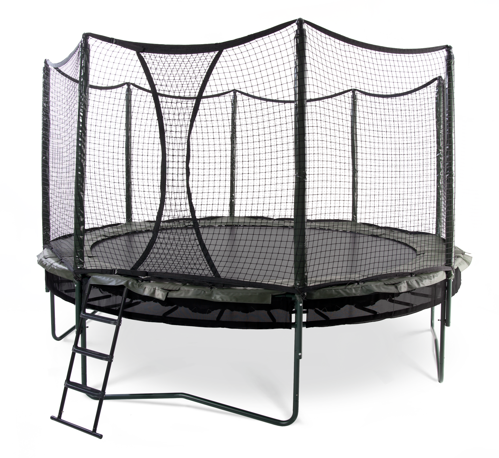 14' Double Bounce Trampoline – Fit N Fun Backyards