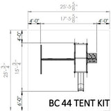 Swing Kingdom Basecamp Tent 44 Vinyl Maintenance Free Playset