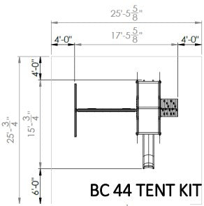 SK Maintenance Free Basecamp Tent 44
