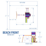 Beach Front Wooden Clubhouse Playset