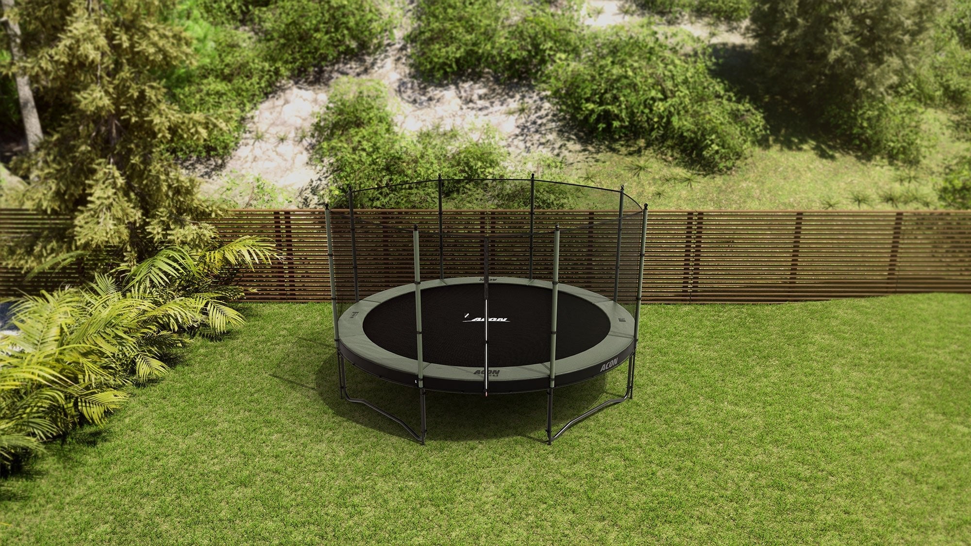 ACON Air 14ft Round Trampoline - bearplaygrounds
