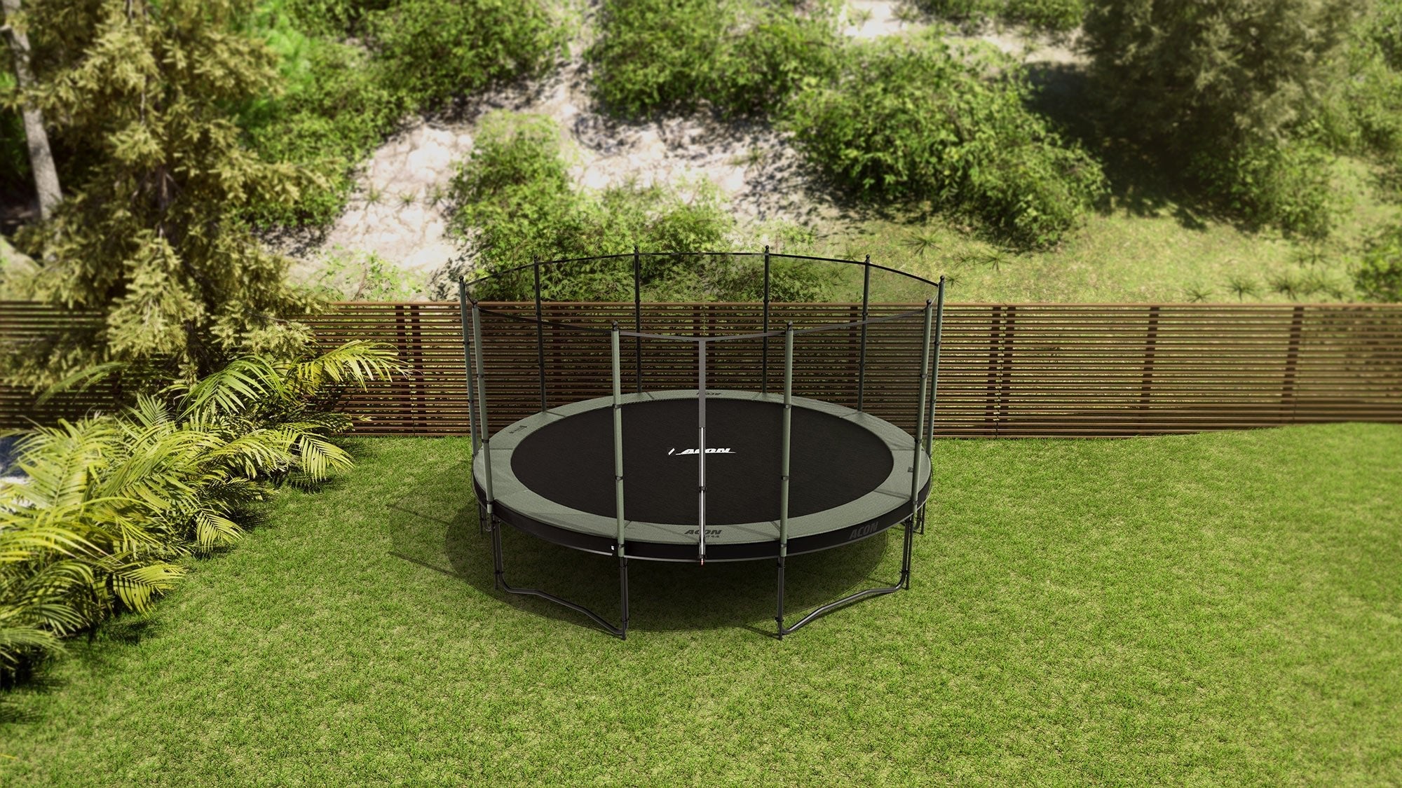 ACON Air 15ft Round Trampoline - bearplaygrounds