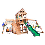 Caribbean Tropical-Inspired Wooden Playset
