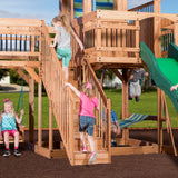 Caribbean Tropical-Inspired Wooden Playset