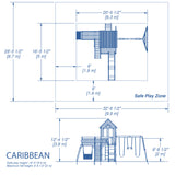 Caribbean Tropical-Inspired Wooden Playset