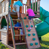 Cedar Cove Wooden Playset with Tube Slide