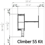 Climber 55 Kit Dimensions